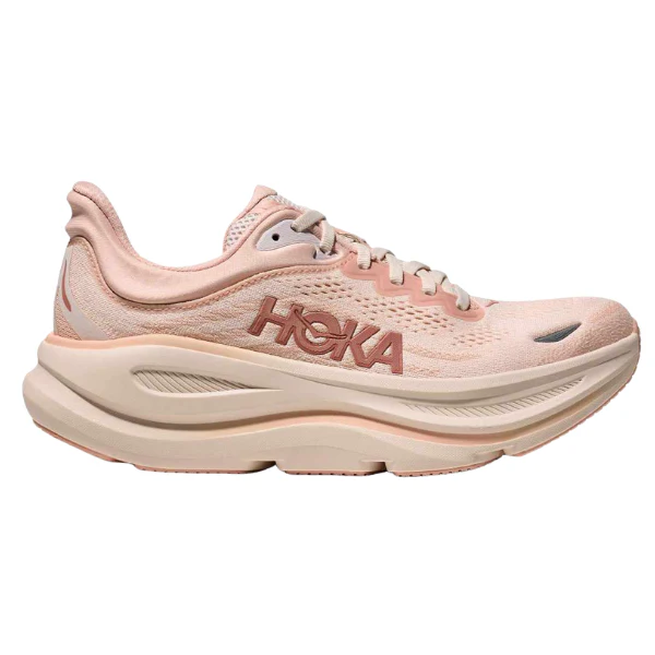 HOKA Women's Bondi 9 Wide Rose/Latte - Image 2