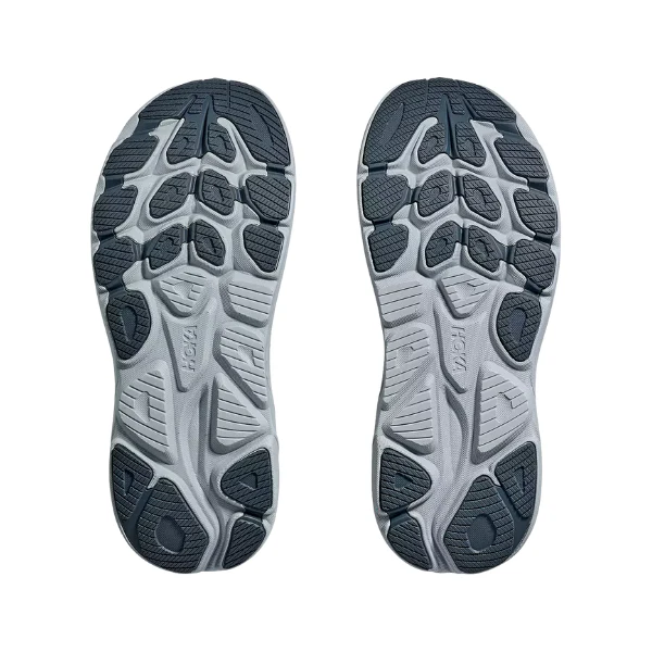 Hoka Women's Clifton 10 Wide Grout/Blue - Image 5