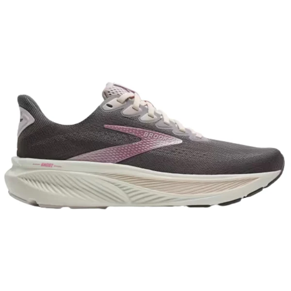 Brooks Women's Ghost 17 Poppy Seed/Pink/Bluewash - Image 2