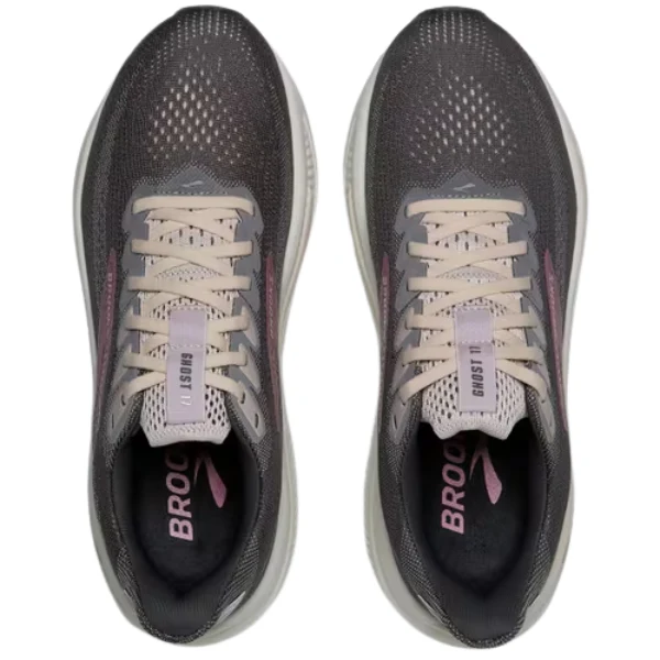 Brooks Women's Ghost 17 Poppy Seed/Pink/Bluewash - Image 3