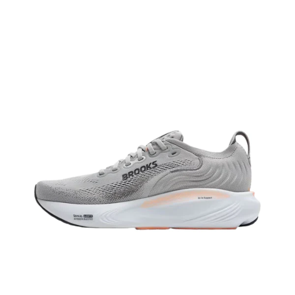 Brooks Women's Adrenaline GTS 25 Wide Grey/Pink - Image 2