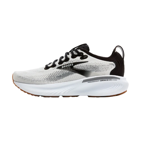 Brooks Women's Adrenaline GTS 25 Wide White/Black - Image 3