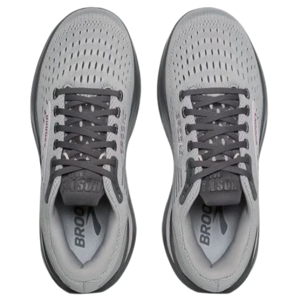 Brooks Women's Ghost Max 3 Harbor Mist/Poppy Seed/Pink - Image 3
