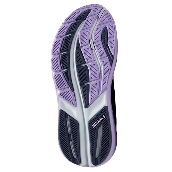 Brooks Women's Ghost Max 3 Night Shadow/Ebony/Purple - Image 4