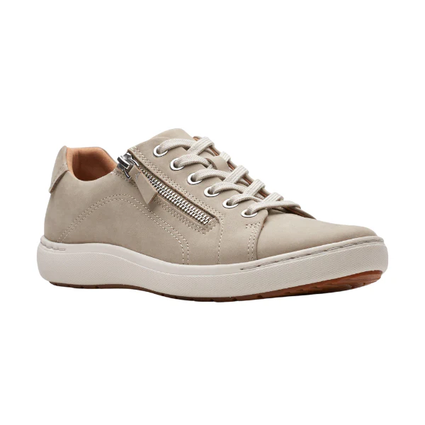 Clarks Women's Nalle Lace Stone Nubuck