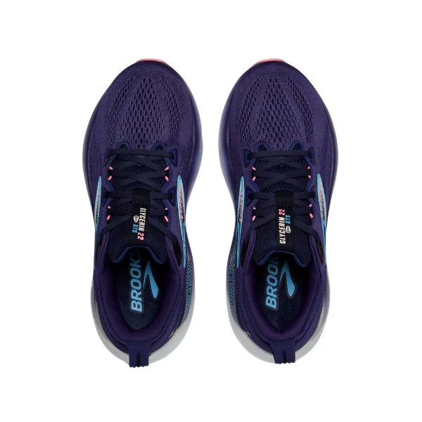 Brooks Women's Glycerin GTS 22 Wide Blue/White - Image 3