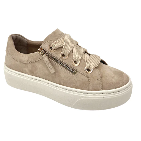 Aetrex Aubrey Platform Women's Sand
