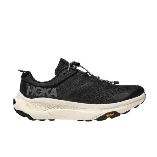HOKA Women's Transport (Wide Width) Black/White - Image 2