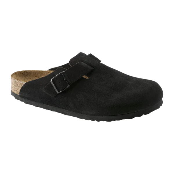 Birkenstock Women's Boston Soft Footbed Black