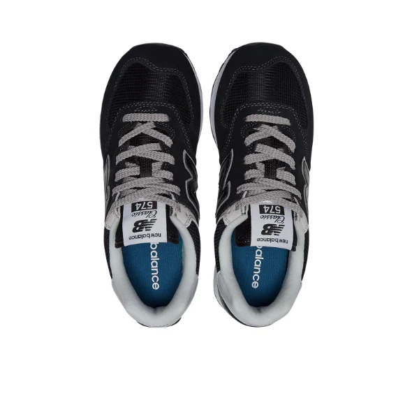 New Balance Women's 574 Core Black/White - Image 3