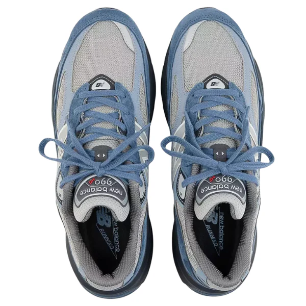 New Balance Unisex 990v6 Blue/Grey - Image 3