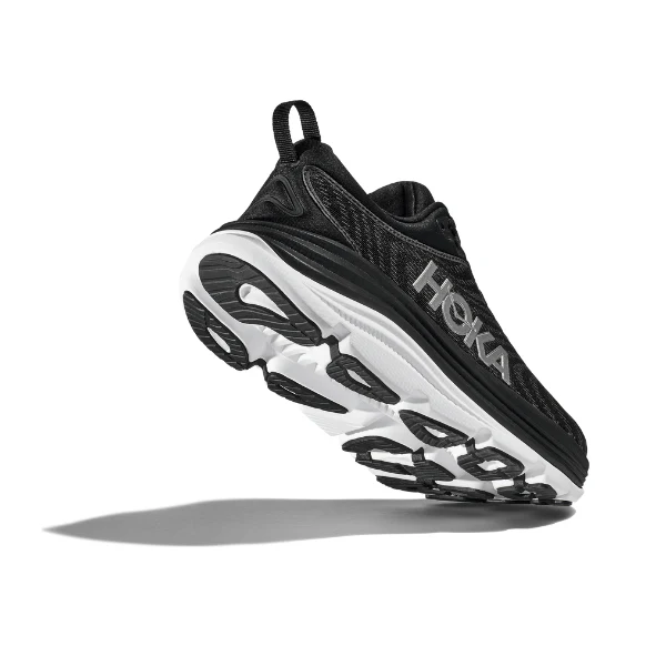 HOKA Men's Gaviota 5 Wide Black/White - Image 3