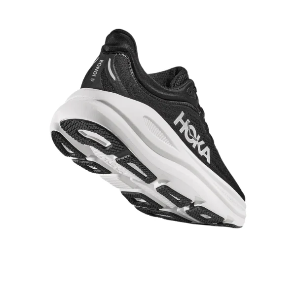 Hoka Women's Bondi 9 Wide Black/White - Image 3