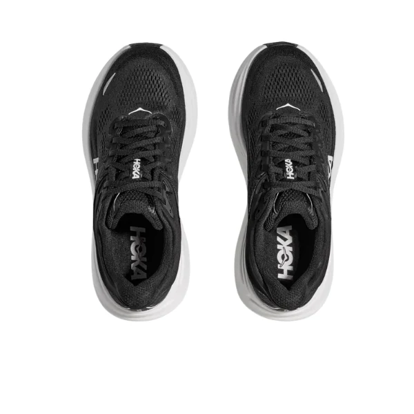 Hoka Women's Bondi 9 Wide Black/White - Image 4