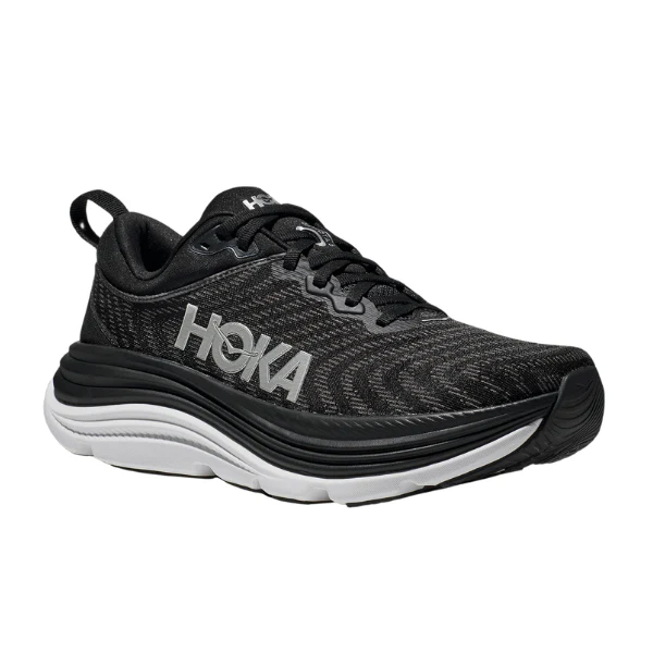 HOKA Women's Gaviota 5 (Medium) Black/White