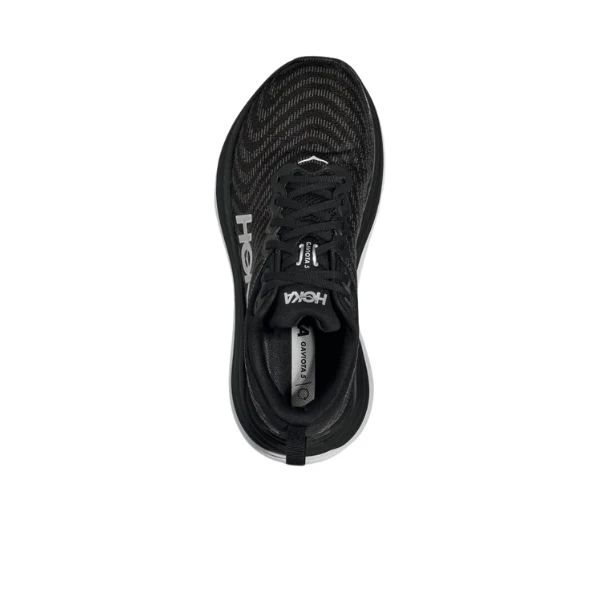 HOKA Women's Gaviota 5 (Medium) Black/White - Image 3