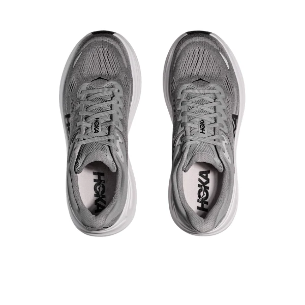 Hoka Men's Bondi 9 Wide Galactic Grey/Stellar Grey - Image 4