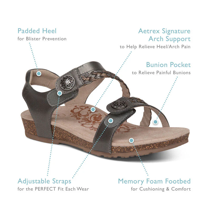 Aetrex Women's Jillian Navy - Image 6