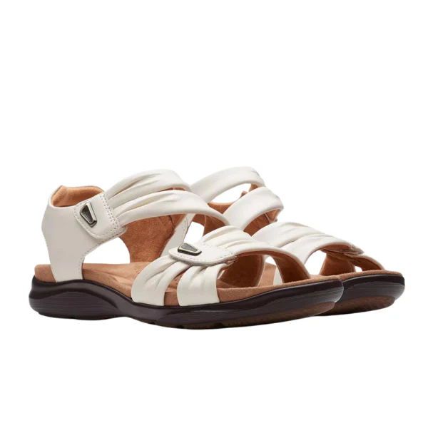 Clarks Women's Wide Kitly Ave White - Image 2