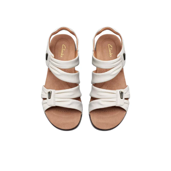 Clarks Women's Wide Kitly Ave White - Image 3