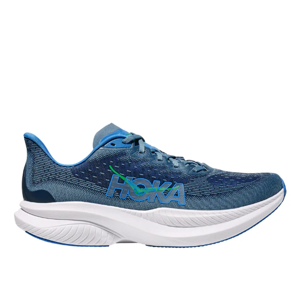 HOKA Men's Mach 6 Wide Blue - Image 2