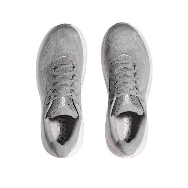 Hoka Men's Clifton 10 Wide Grey - Image 3