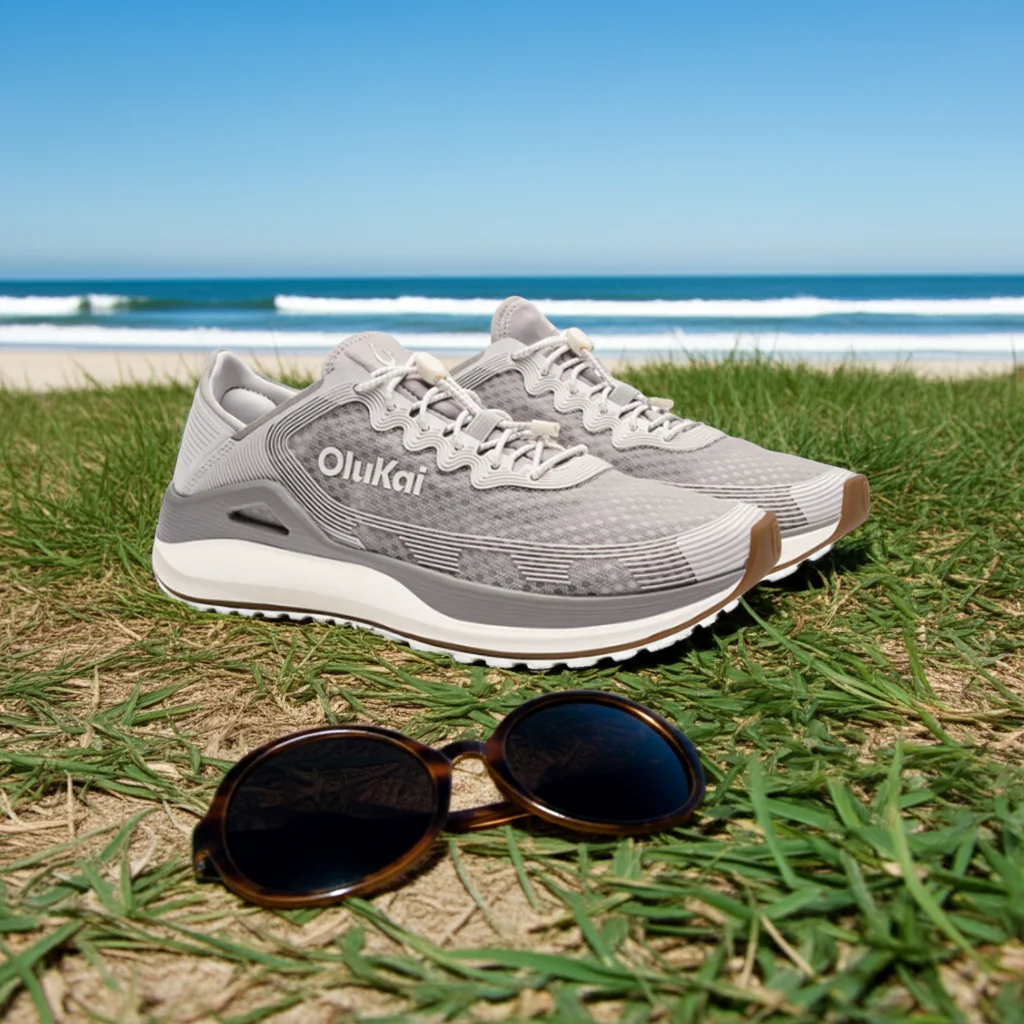 Olukai Men's 'Ahi Ash/Sterling - Image 2