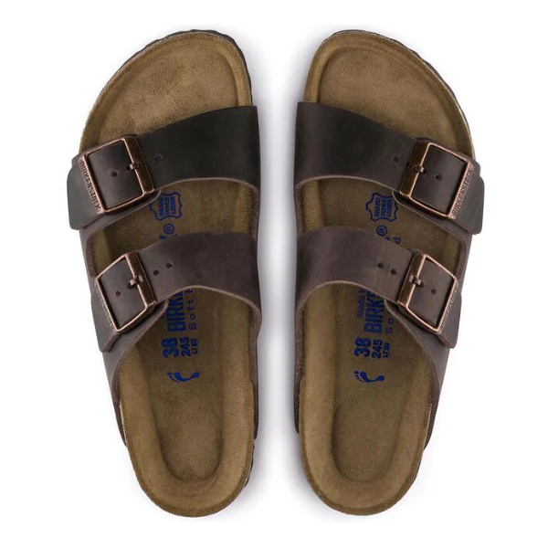 Birkenstock Men's Arizona Soft Footbed Oiled Leather Habana - Image 5