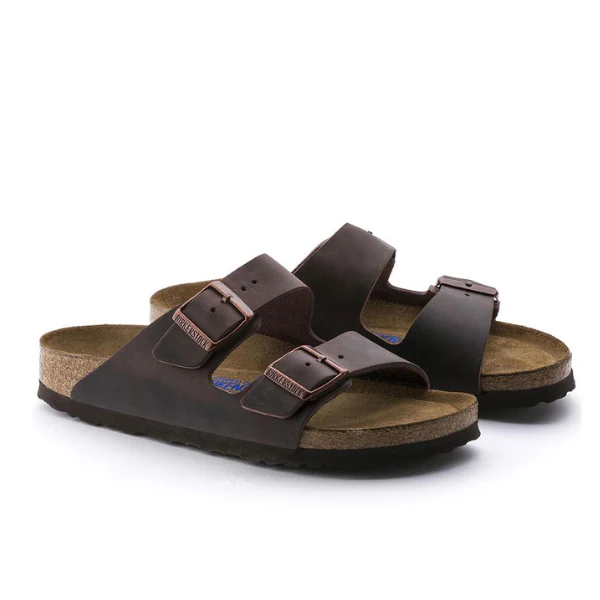 Birkenstock Men's Arizona Soft Footbed Oiled Leather Habana - Image 6