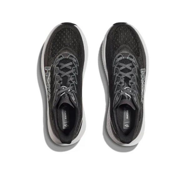 HOKA Men's Mach 6 (Wide Width) Black/White - Image 4