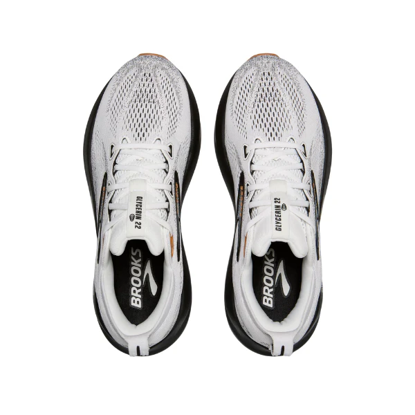 Brooks Men's Glycerin GTS 22 White/Grey/Black - Image 3