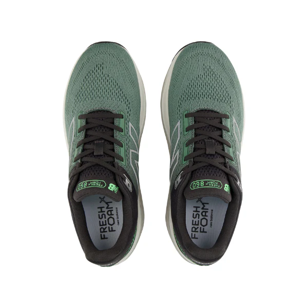 New Balance Men's Fresh Foam 860v14 Wide Green/Grey - Image 3