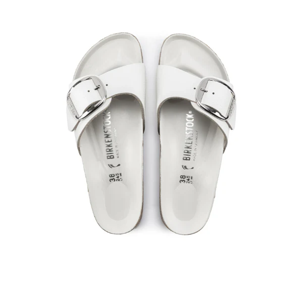 Birkenstock Women's Madrid Big Buckle White - Image 4