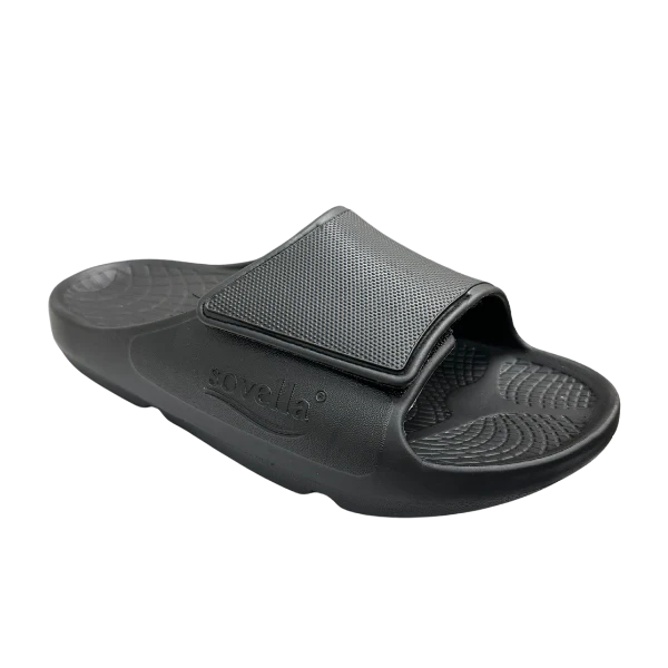 Sovella Men's PF Velcro Slide Black