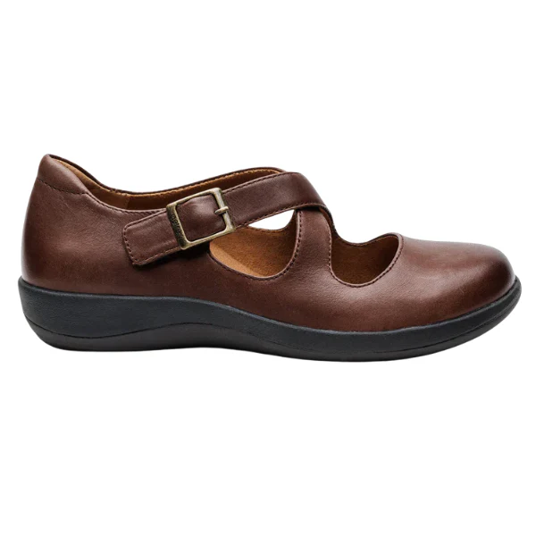 Aetrex Women's Paisley Mary Jane Brown - Image 2