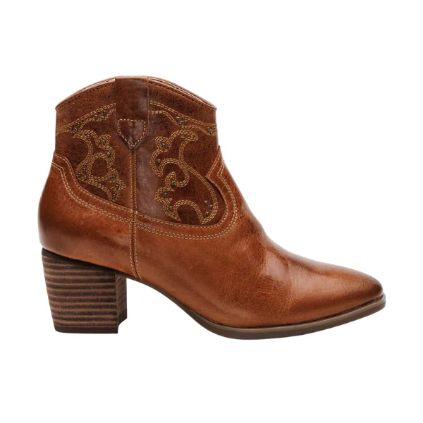 Aetrex Women's Reagan Heel Boot Cognac - Image 2