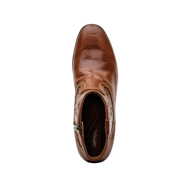 Aetrex Women's Reagan Heel Boot Cognac - Image 4