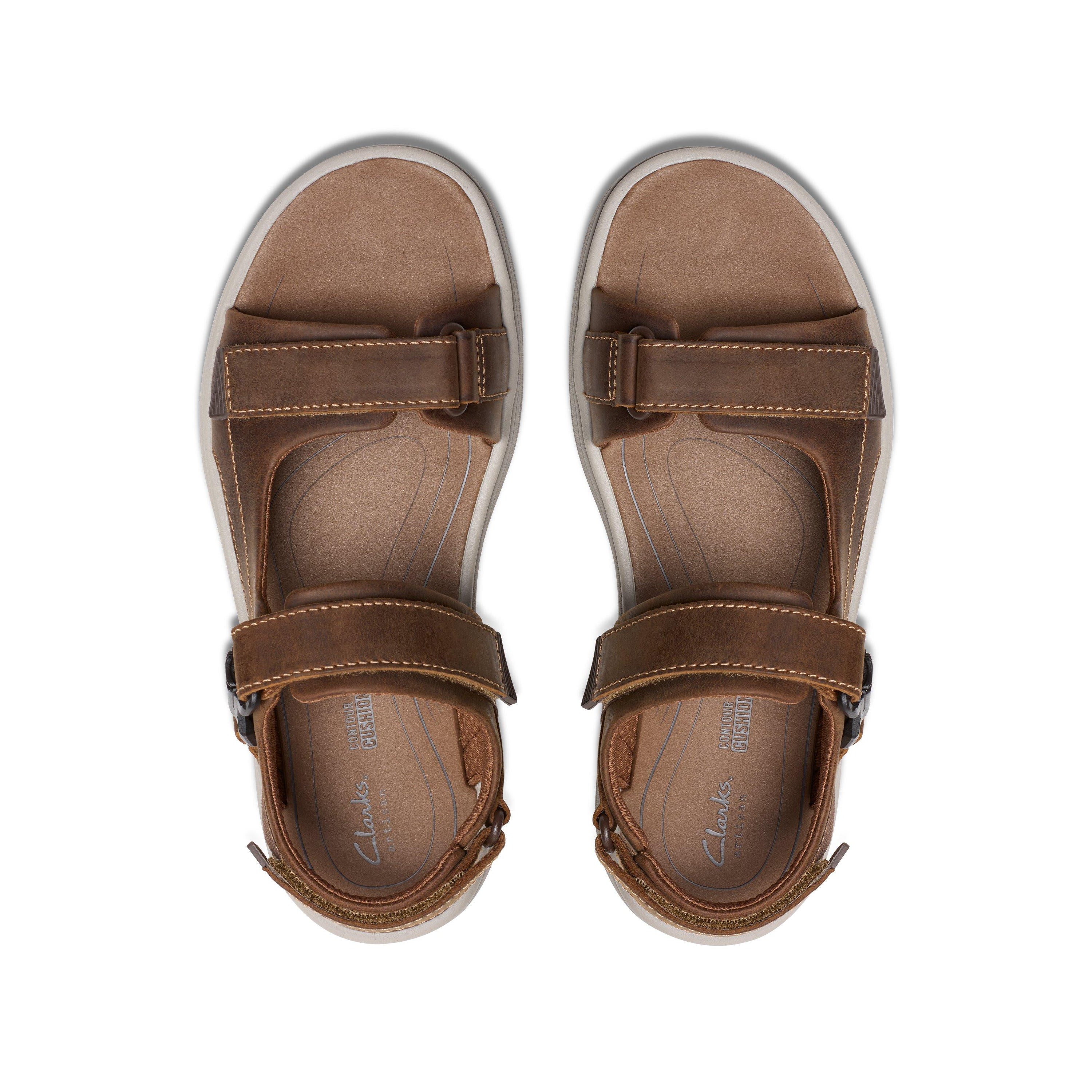 Clarks Men's Saltway Edge Wide Tan - Image 3