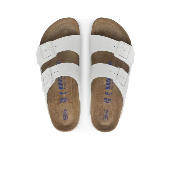 Birkenstock Women's Arizona Soft Footbed White - Image 3