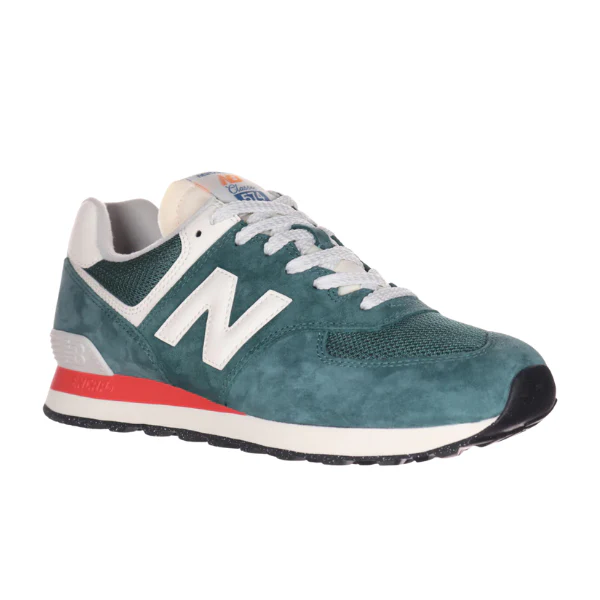 New Balance Unisex's 574 Spruce/Sea Salt