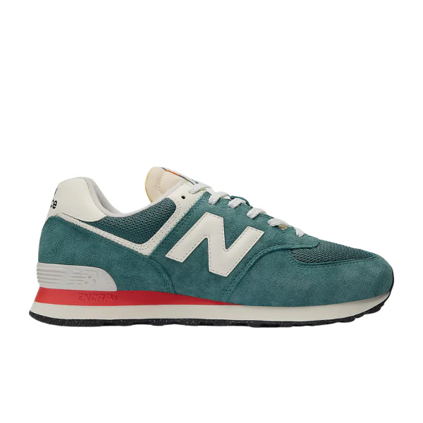 New Balance Unisex's 574 Spruce/Sea Salt - Image 2