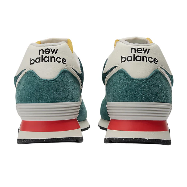 New Balance Unisex's 574 Spruce/Sea Salt - Image 5