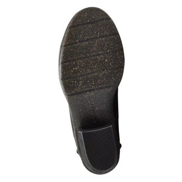 Clarks Women's Kastela Lo Black Leather - Image 4