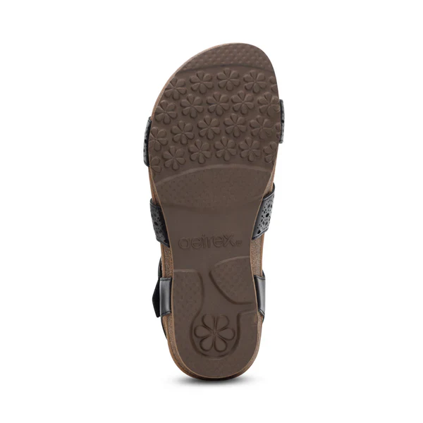 Aetrex Women's Lilly Cutout Black - Image 4