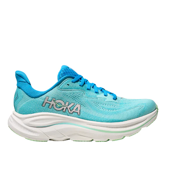 Hoka Women's Clifton 10 Wide Blue/White - Image 2