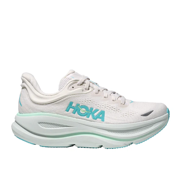 Hoka Women's Bondi 9 White/Blue - Image 2