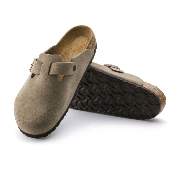 Birkenstock Women's Boston Soft Footbed Taupe - Image 4
