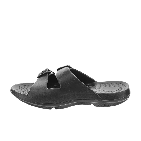 Sovella Women's Buckle Slide Black - Image 3