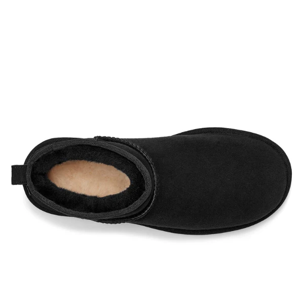 UGG Women's Classic Ultra Mini Boot Black - Image 4
