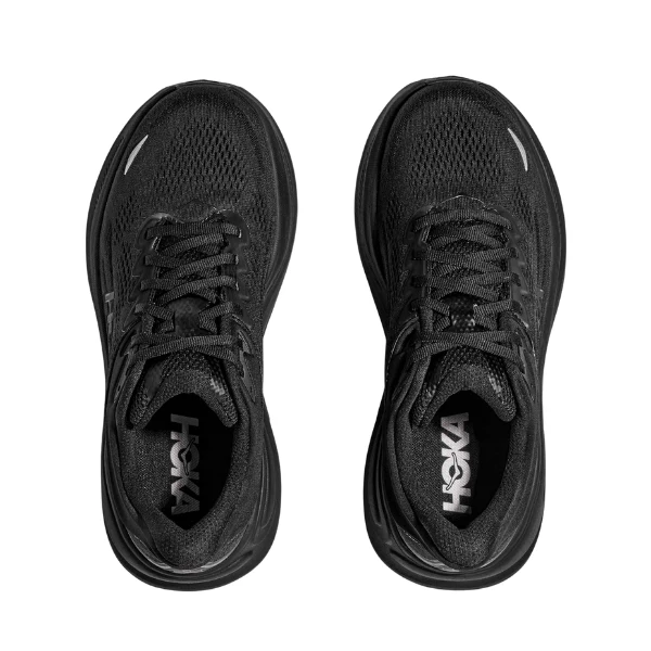 Hoka Women's Clifton 10 Black/Black - Image 3